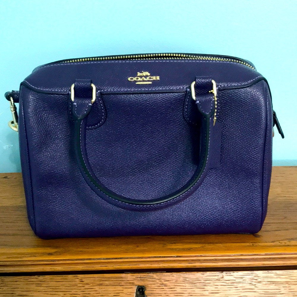 Purple Coach Bag